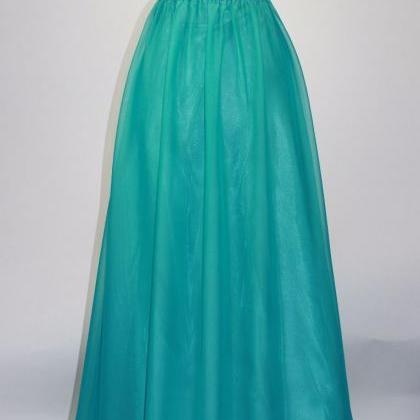 Teal Prom Dresses Long Elegant Strapless Beaded..