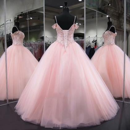 2019 Quinceanera Dresses Beaded Sweet 16 Dress..