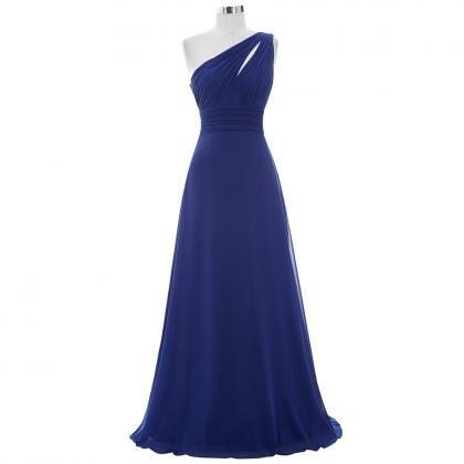 Marvelous Royal Blue Evening Dresses With One..