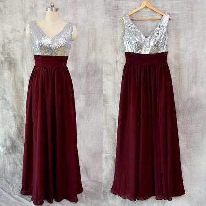 Sexy Burgundy Bridesmaid Dresses Featuring..