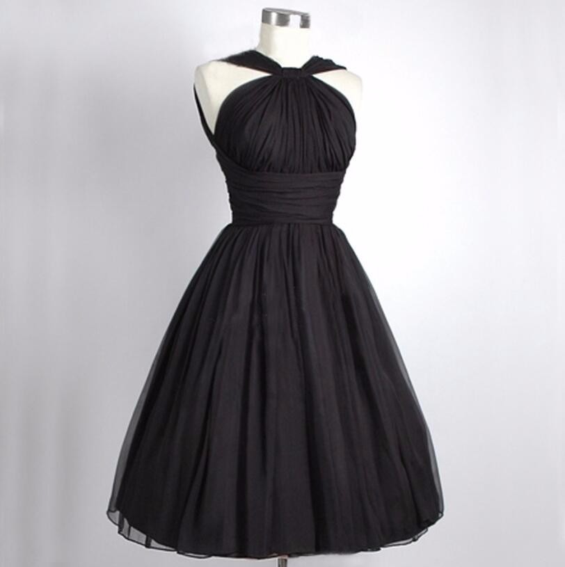 Spaghetti Straps Homecoming Dresses Black Strapless Short Gowns --mini Dresses,short Party Dresses