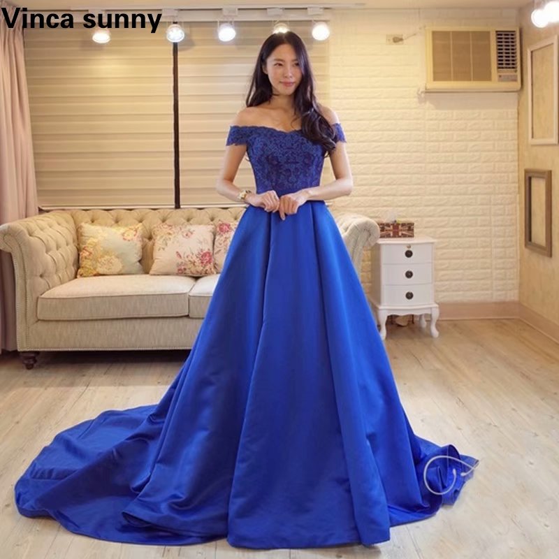 Royal blue long prom dresses 2019 2025