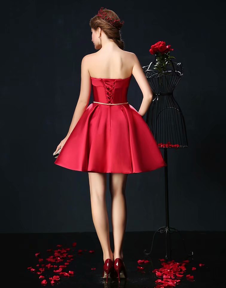 Red short prom dresses sale 2019