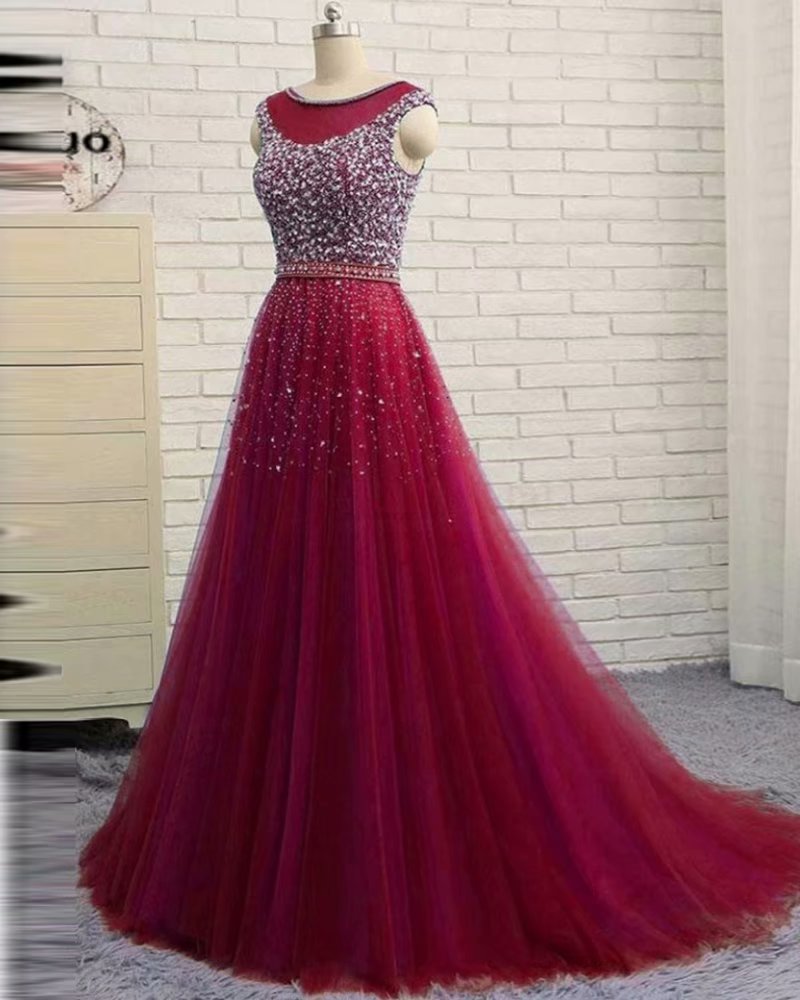 burgundy formal dresses for juniors Burgundy Prom Dress Long, Prom Dresses For Teens
