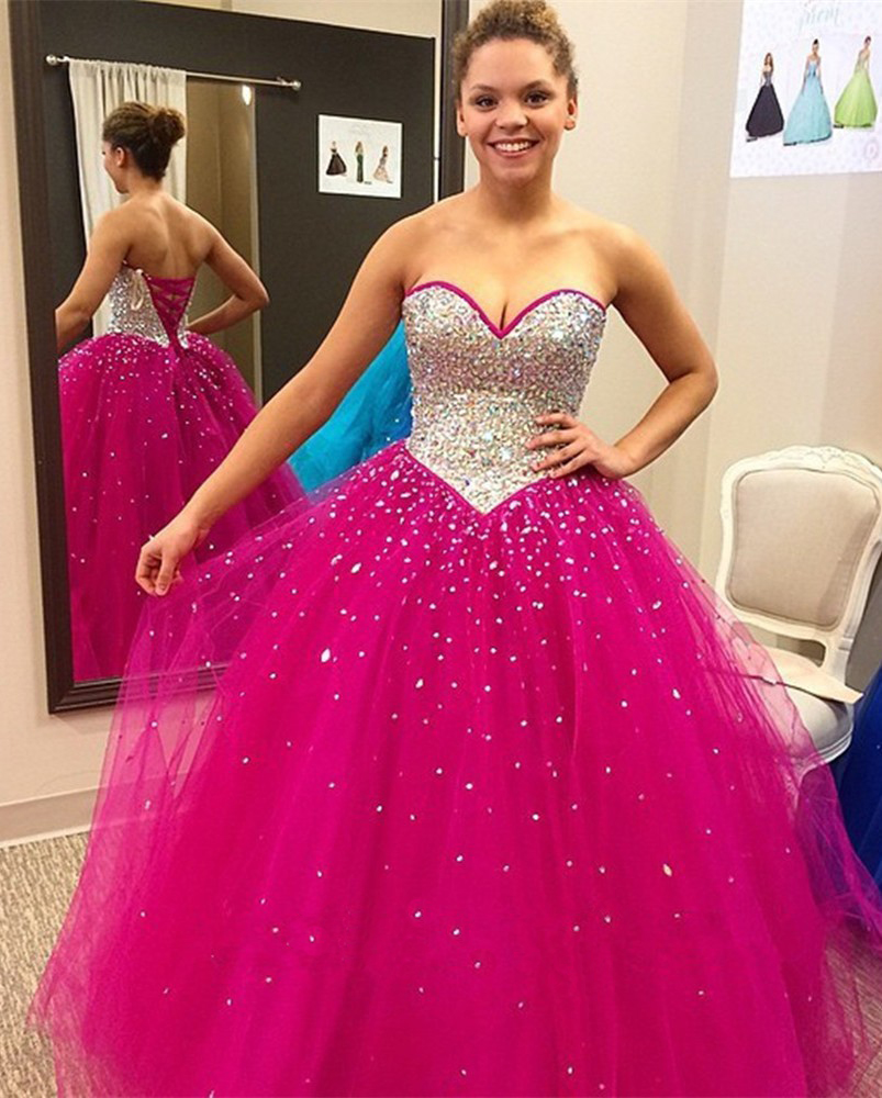 fuschia formal dresses Sheath/Column Sweetheart Fuchsia Long Prom Dress Elegant Evening Gowns –  SELINADRESS