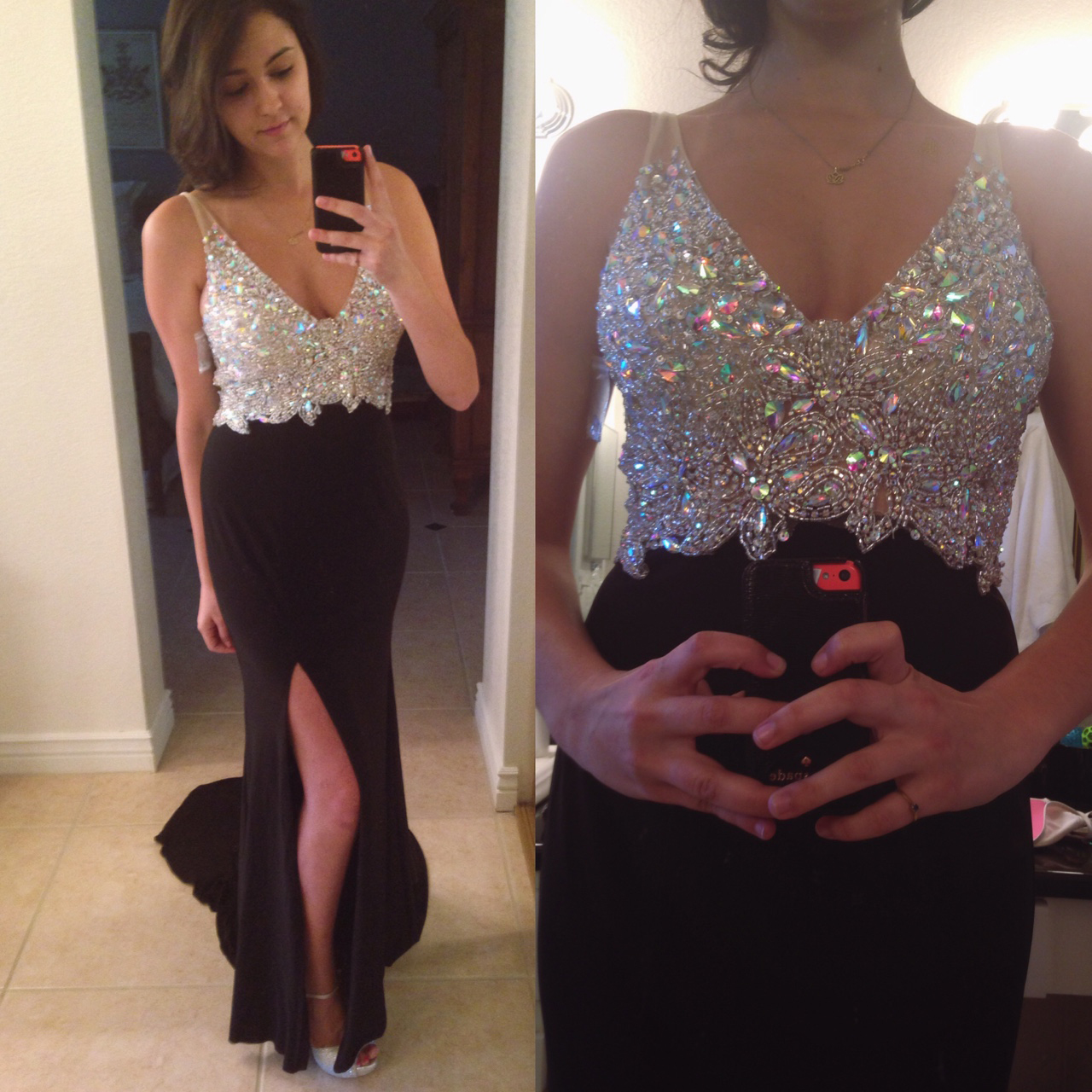 Sexy Black Prom Dresses Long Prom Dresses,DS4583 main image 1