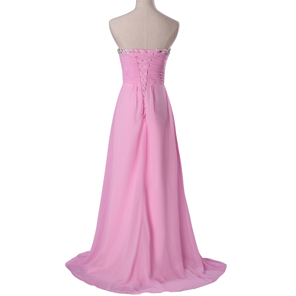 Strapless Short Chiffon Gonws with Sweetheart Rust Plus Size