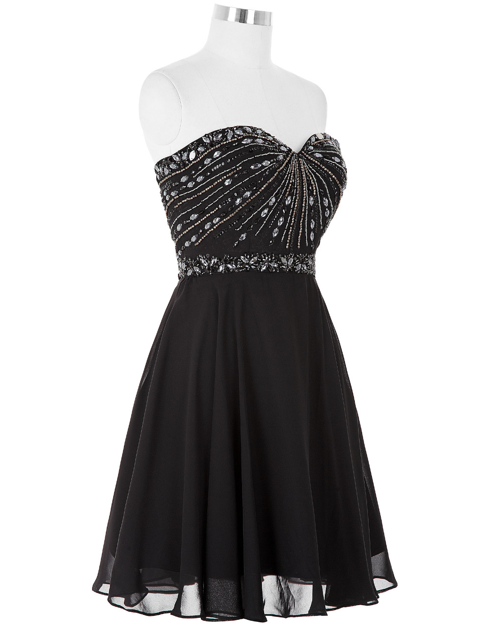 elegant black lace dress A Line Appliques High Split Long Prom Formal QP1400 Girl In Black Leather Size:NZ 6 black floor length long sleeve black house of cb dress