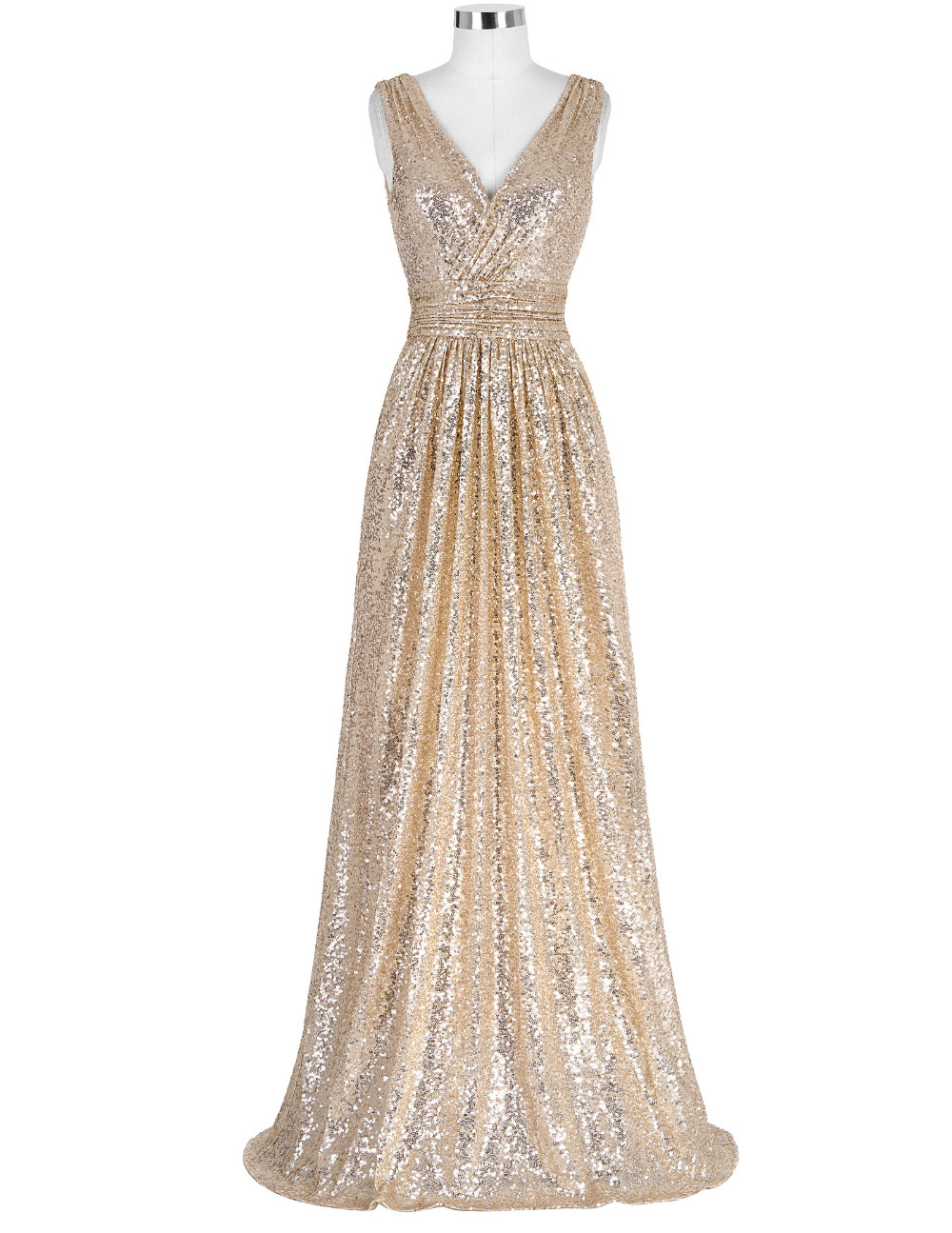 stunning-v-neck-gold-sequined-bridesmaid-dresses-elegant-long-formal-dresses-wedding-party